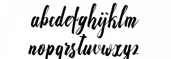 RecognitionScript फ़ॉन्ट लोअरकेस