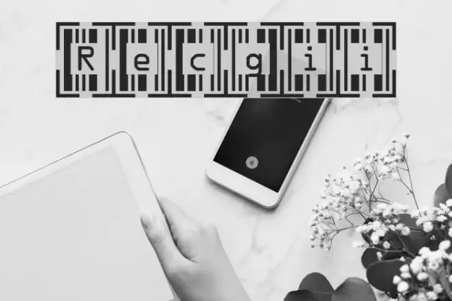 Recognition Font examples