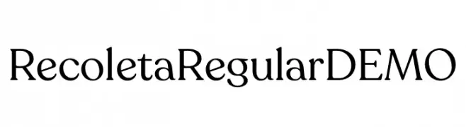 Recoleta Regular DEMO  Fuentes Gratis Descargar
