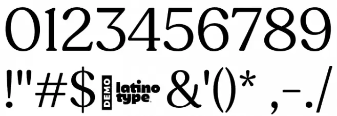 Recoleta Regular DEMO Font OTHER CHARS