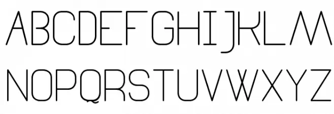 Recoleta-Sans-St Schriftart Groß