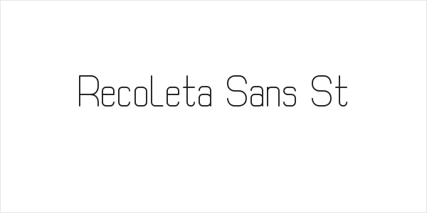 Recoleta-Sans-St Logo