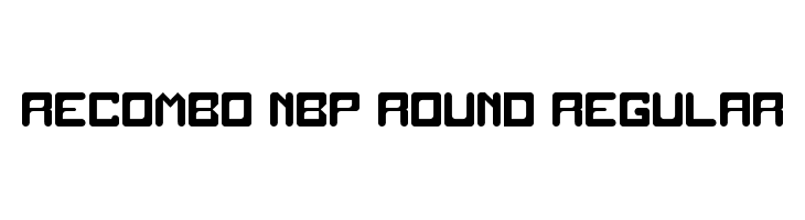 Recombo NBP Round Regular Font