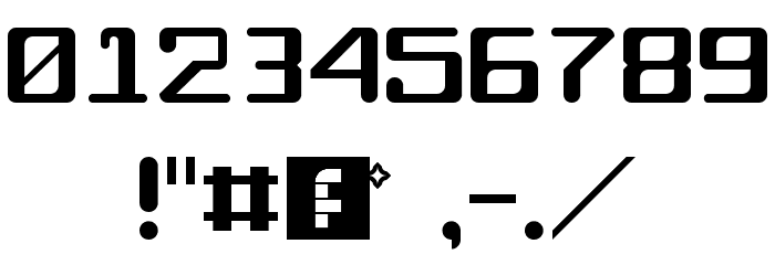 Recombo NBP Round Regular Font OTHER CHARS