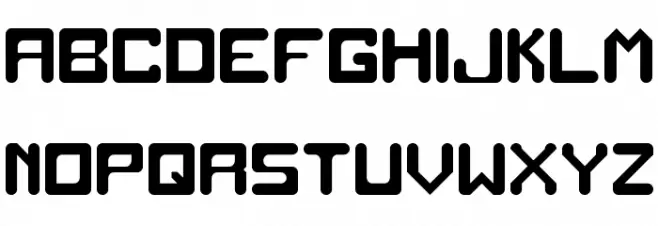 Recombo NBP Round Regular Schriftart Groß