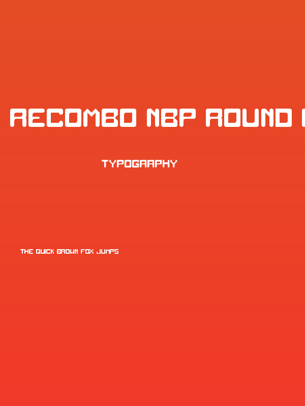 Recombo NBP Round Regular Poster