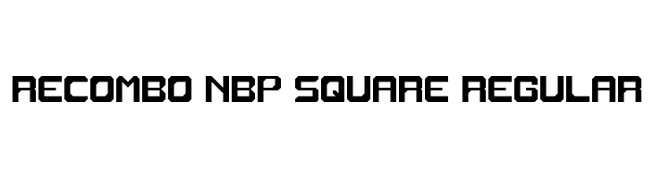 Recombo NBP Square Regular  baixar fontes gratis