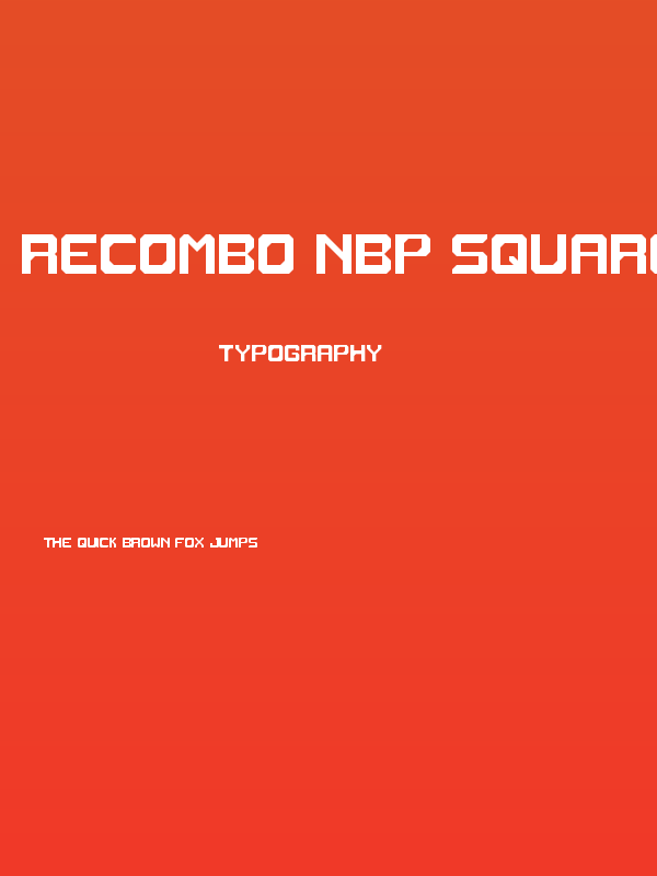 Recombo NBP Square Regular Poster