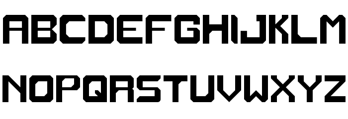 Recombo NBP Square Regular Font LOWERCASE