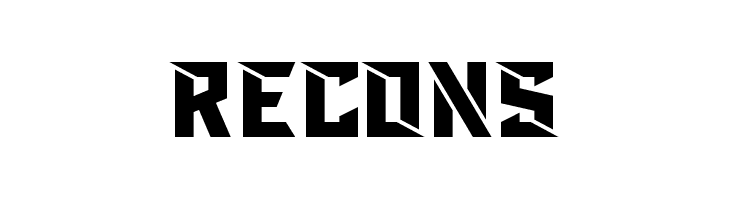Recons  免费字体下载