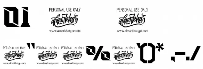 Recons Font OTHER CHARS