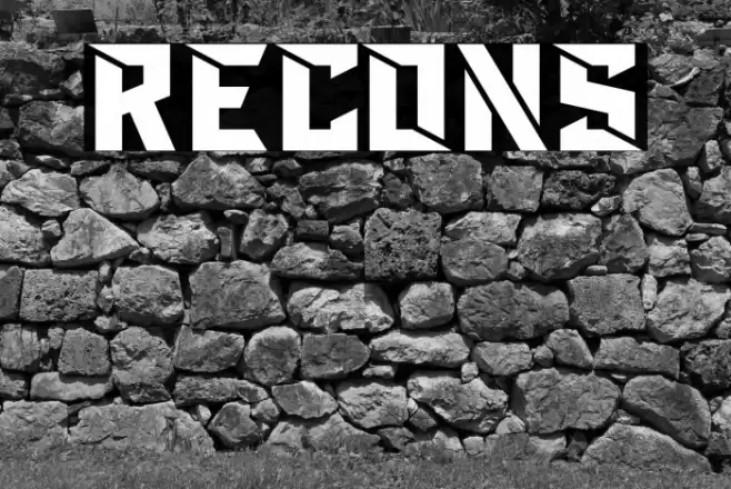 Recons Font examples