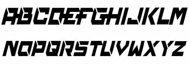 Reconstruct Condensed Italic Schriftart Groß