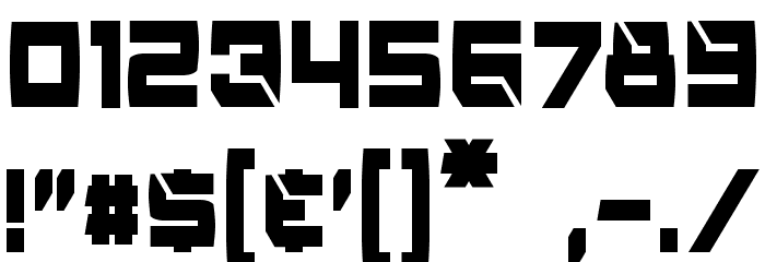 Reconstruct Condensed Font OTHER CHARS