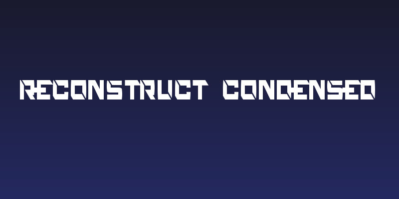 Reconstruct Condensed Social Header