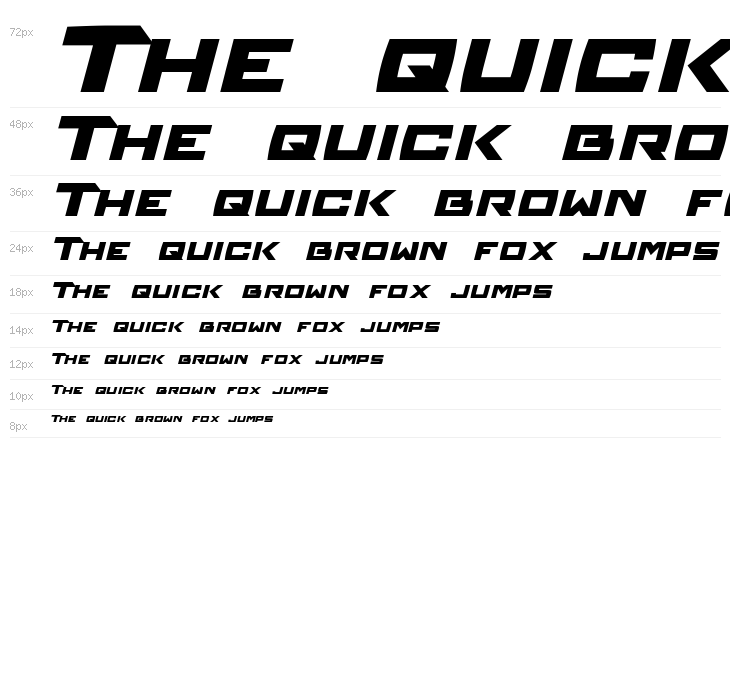 Reconstruct Italic Waterfall