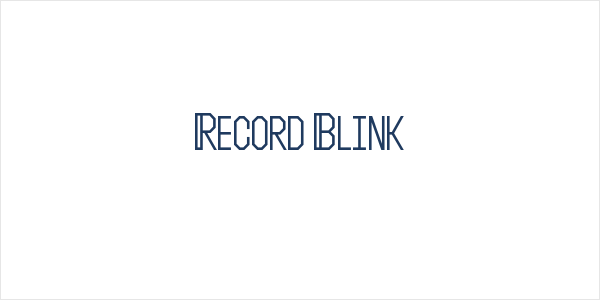 Record Blink Logo
