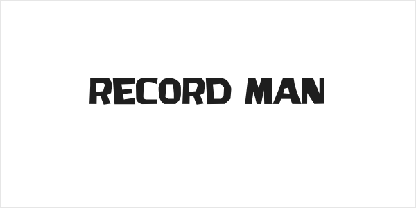 Record Man Logo