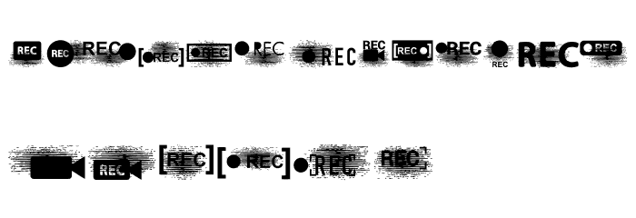 Record Regular Font OTHER CHARS