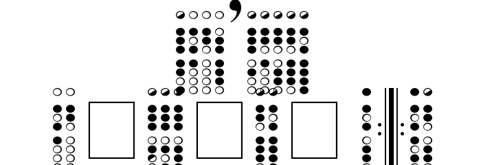 Recorder Font Font OTHER CHARS