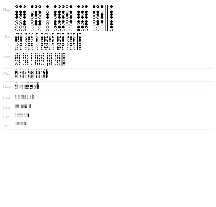 Recorder Font Waterfall