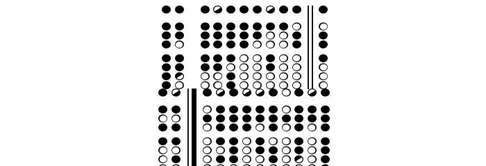 Recorder Font Font LOWERCASE