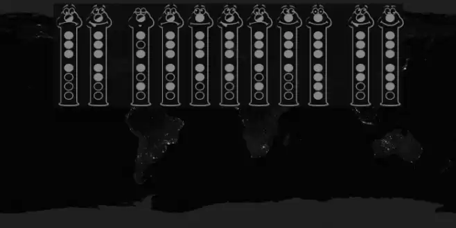 RecorderFaces Font examples