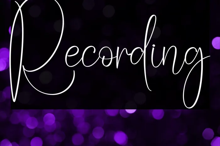 Recording Example 3