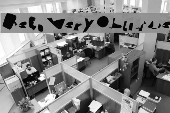 Recovery Oblique Font examples