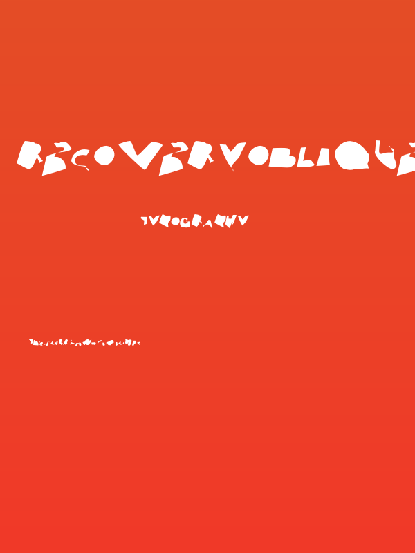 Recovery Oblique Poster