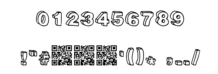 Recreational Font OTHER CHARS