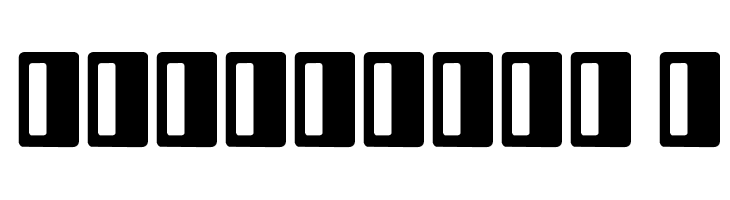 Rectangle I  Frei Schriftart Herunterladen