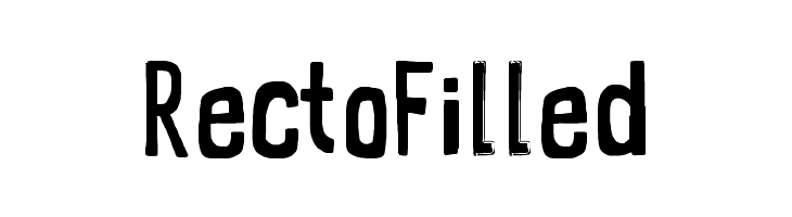 RectoFilled  font caratteri gratis