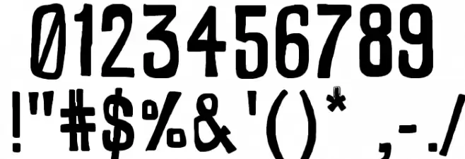 RectoFilled Font OTHER CHARS