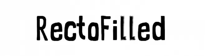 RectoFilled  नि: शुल्क फ़ॉन्ट्स डाउनलोड