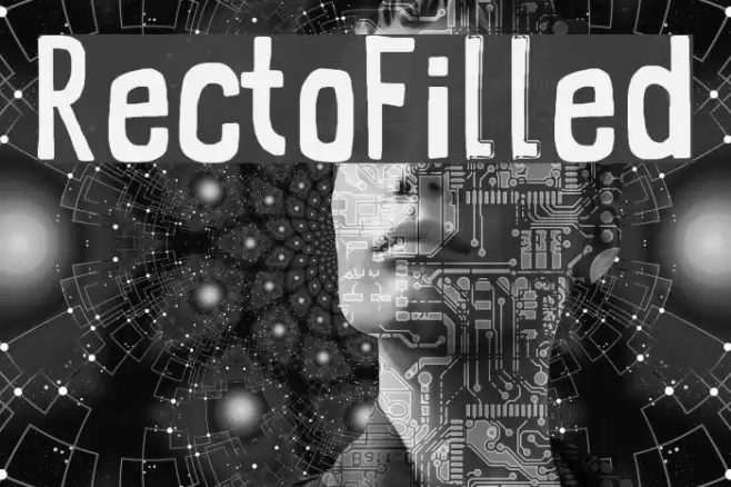 RectoFilled Font examples