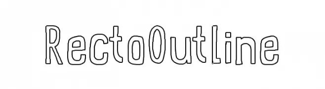 RectoOutline  baixar fontes gratis