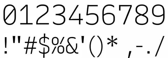 Recursive Sans Linear Light Schriftart Anderer Schreiben