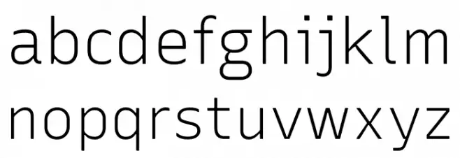 Recursive Sans Linear Light Шрифта строчной