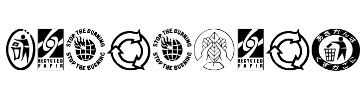 RecycleIt Font