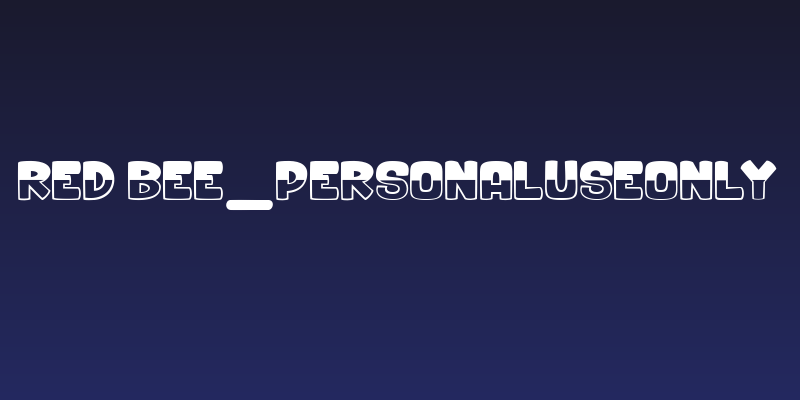 Red Bee_PersonalUseOnly Social Header