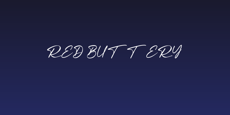 Red Buttery Social Header