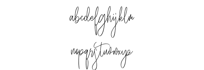 Red Chute Free Font Regular Font LOWERCASE