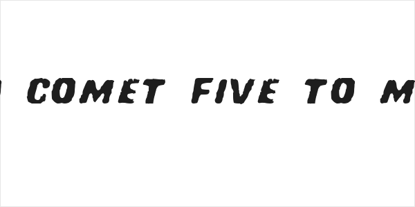 Red Comet Five to Mars Logo