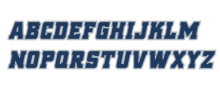 Red Delicious Academy Italic Lowercase