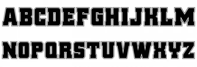 Red Delicious Academy Schriftart Groß
