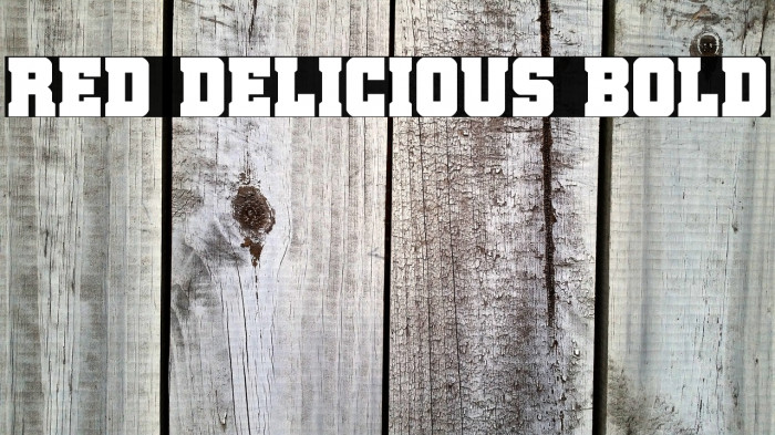 Red Delicious Bold Example 1