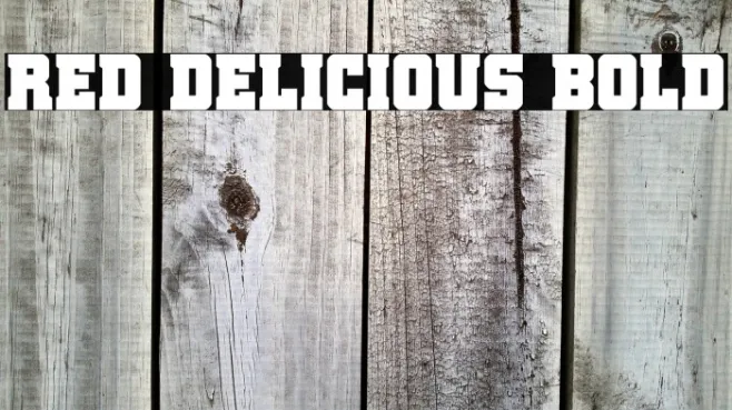 Red Delicious Bold Example 1