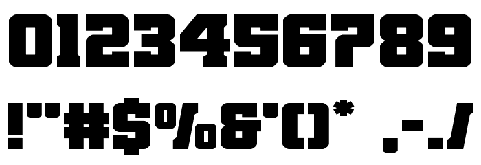 Red Delicious Expanded Font OTHER CHARS