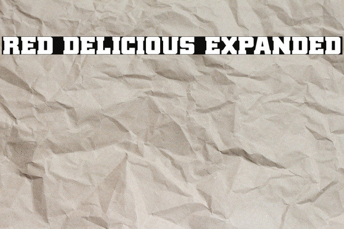 Red Delicious Expanded Example 1